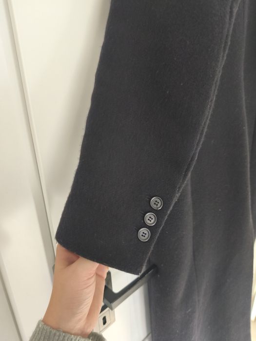 Płaszcz Zara Monteco wełniany