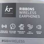 Słuchawki bezprzewodowe bluetooth douszne KS Ribbons nowe gumki