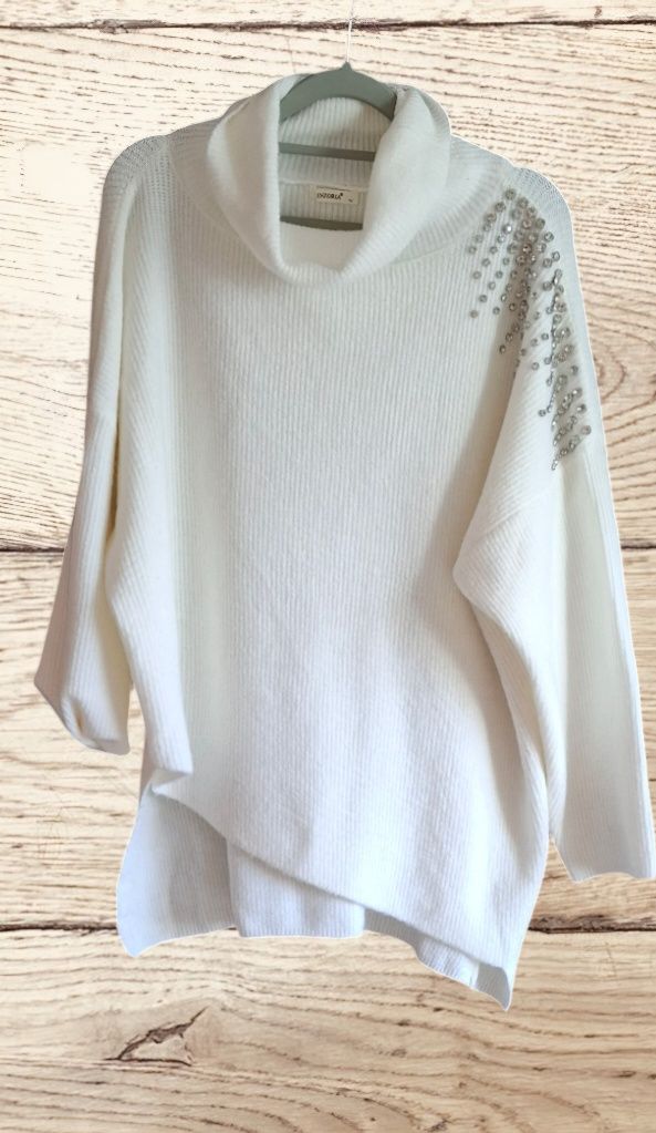 Sweter golf damski Oversize