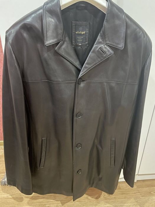 Куртка пиджак из натуральной кожи 58 р.