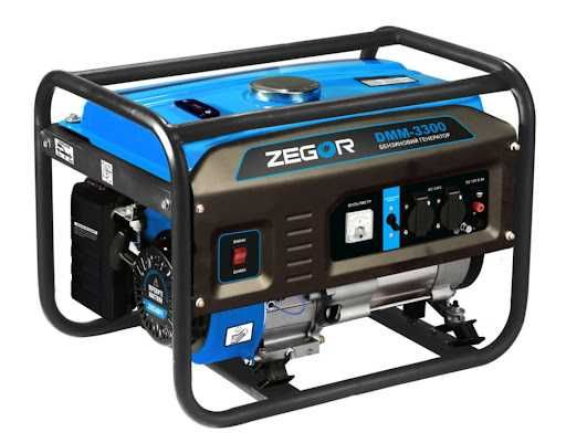 Генератор 3.3 кВт бензин електро стартер ZEGOR