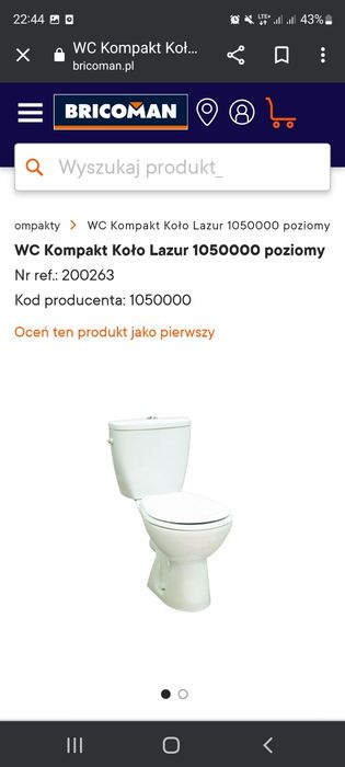 WC kompakt Koło Lazur