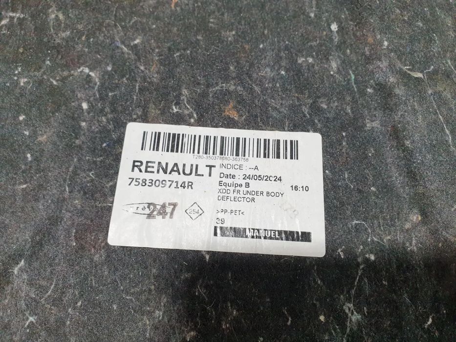 Blindagem inferior do motor RENAULT Master IV (F8__)