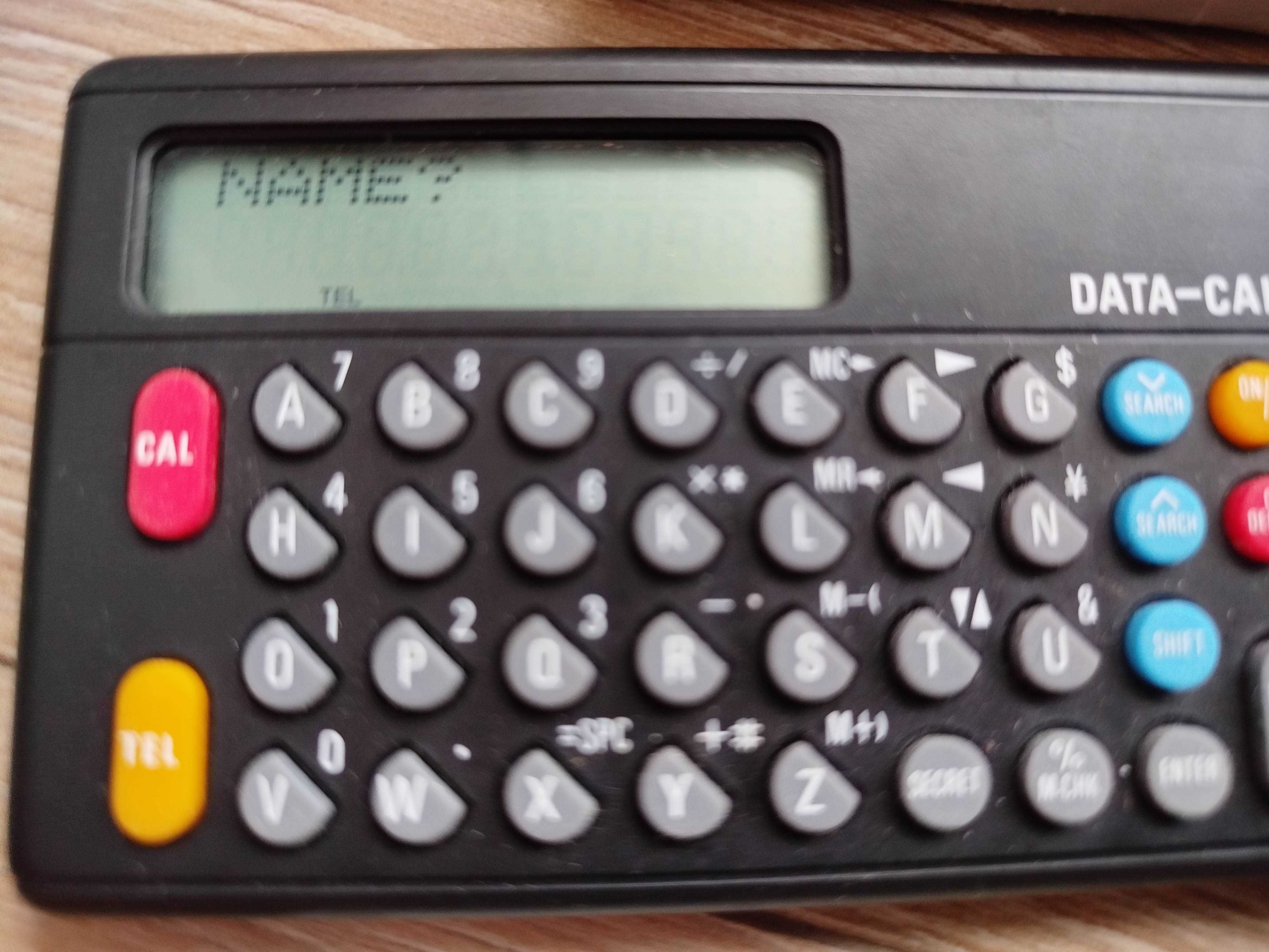 przechowywanie danych i tel. numerów, Lcd zegar,  10 kalkulator