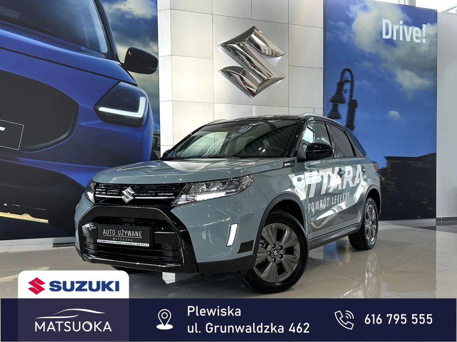 Suzuki Vitara Premium Plus 1.5 Hybrid 6AGS 4WD, 2 komplety opon, samochód demo