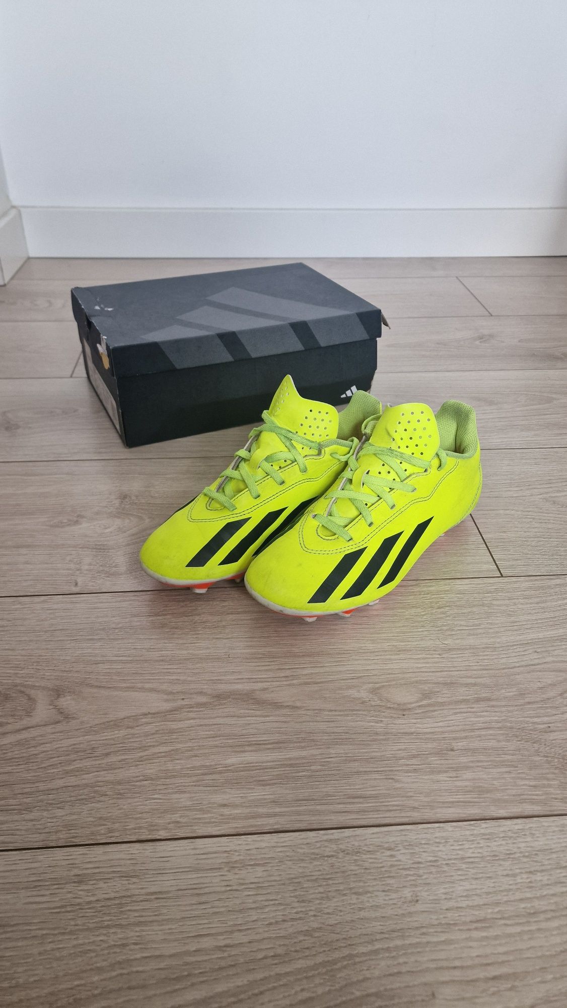 Chuteiras Adidas Crazyfast com pitons