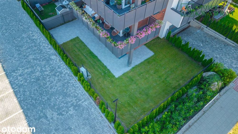 Apartament| Ogródek| Miejsce parkingowe|Komórka