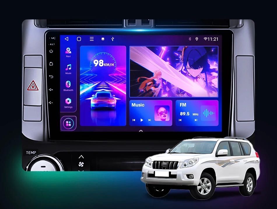 Auto Radio Toyota Prado * Android 2Din * 2009 a 2013