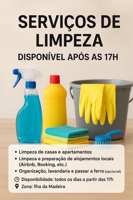 Serviços de limpeza