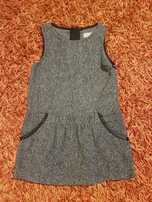 OFERTA PORTES - Vestido Cinzento com Bolsos da Zara (4-5Anos)