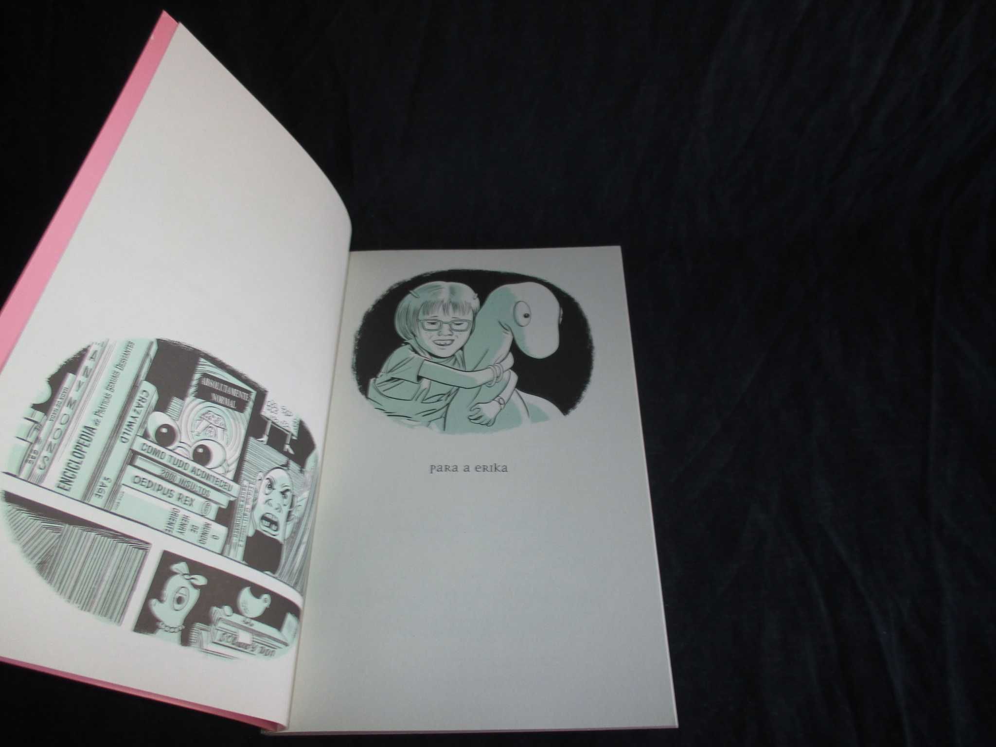 Livro BD Mundo Fantasma Daniel Clowes Devir