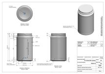 Słoik 720ml Prosty / 0,72 / cylindryczny