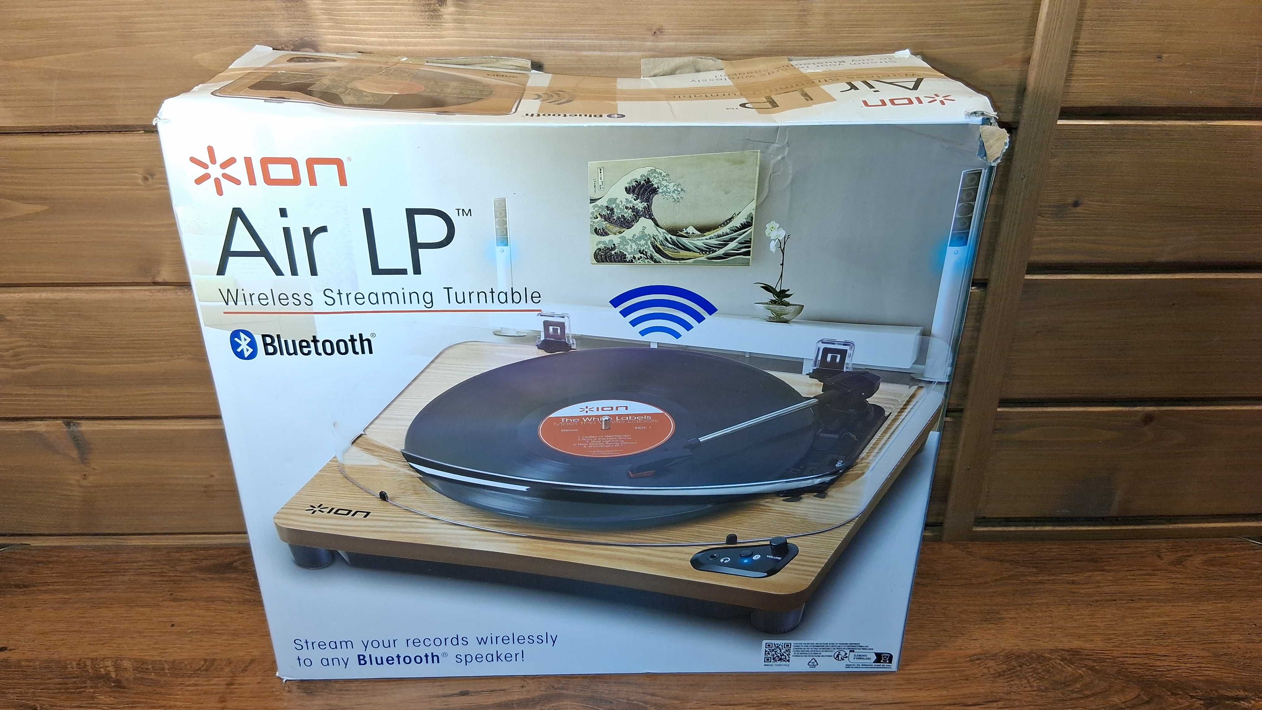 ION Air LP Vintage Wireless Streaming Bluetooth Turntable