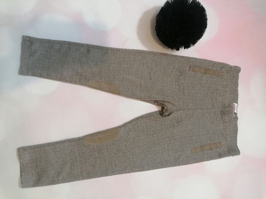 Sukienka tunika h&m ze złota nitka legginsy treginsy f&f jodelka