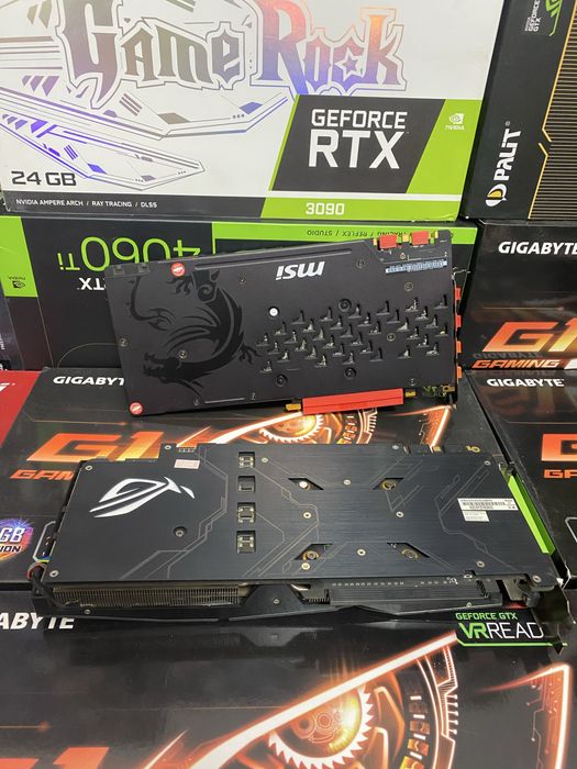 Відеокарта Gigabyte MSI Asus GTX 1070 8gb гариний стан!