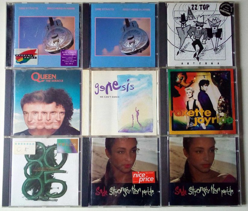 Фирменные CD pop, hard, heavy, prog, thrash, brutal metal