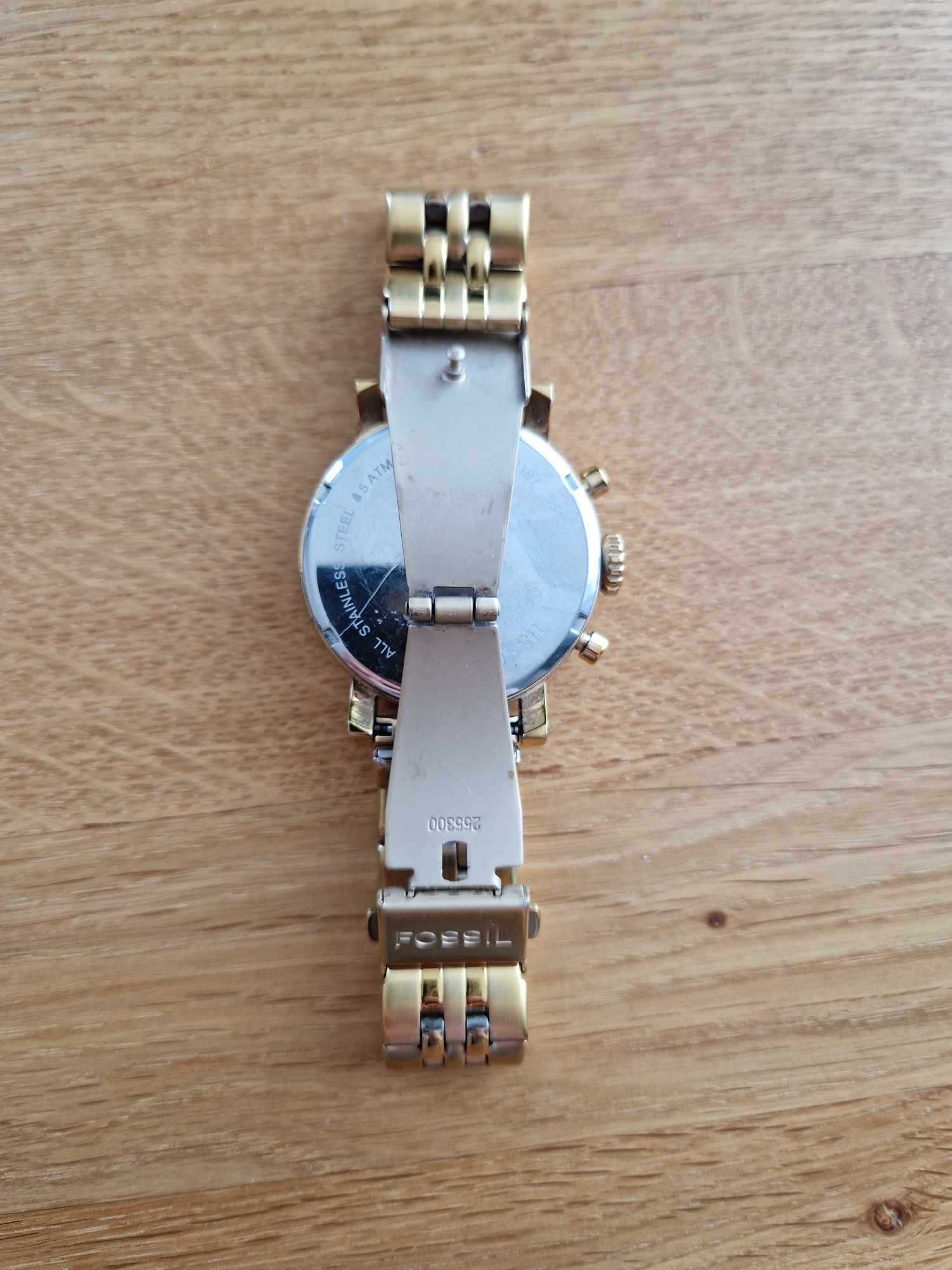 Złoty zegarek Fossil Gold Boyfriend ES2197