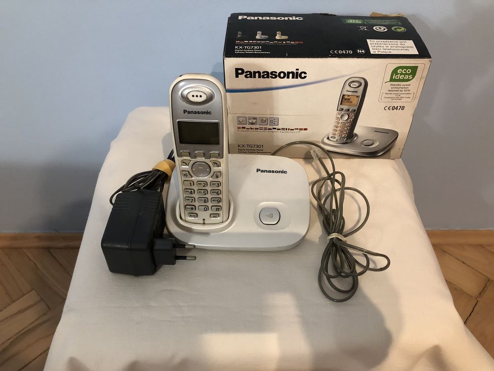 Telefon stacjonarny bezprzewodowy PANASONIC KX-TG7301