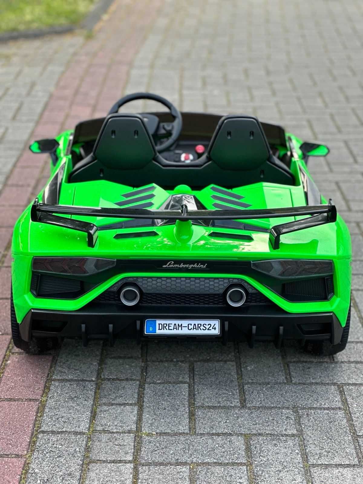 MOCNE DUŻE auto na akumulator LAMBORGHINI SVJ 24V Drift