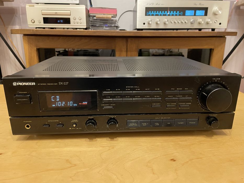 Pioneer SX-227 solidny amplituner stereo