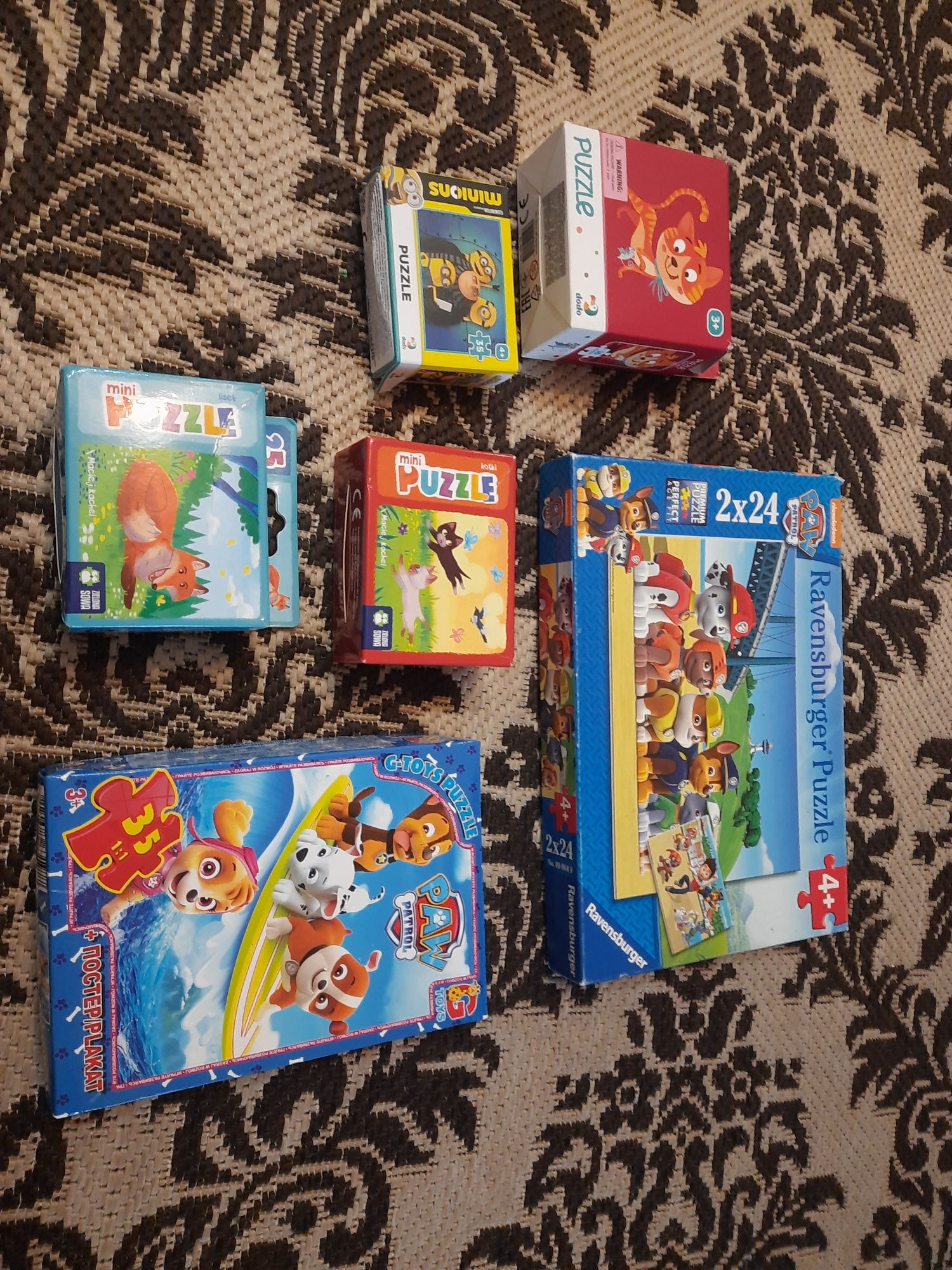 Пазли для дітей 3,4,5 років