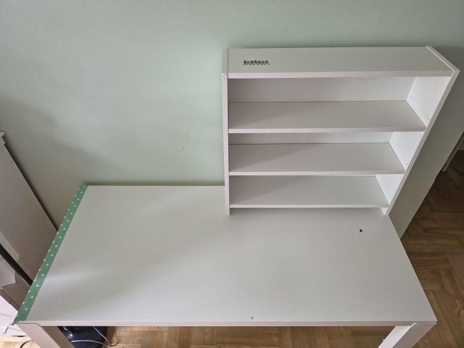 Biurko ikea, z nakładka