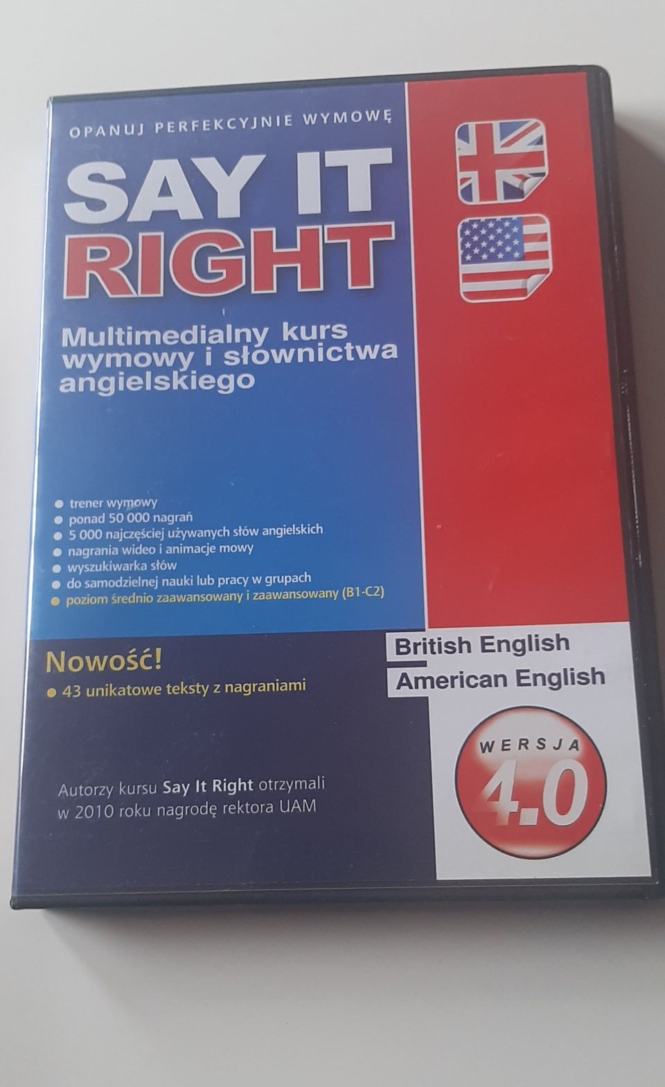 Książka do nauki angielskiego ,,Say it right"