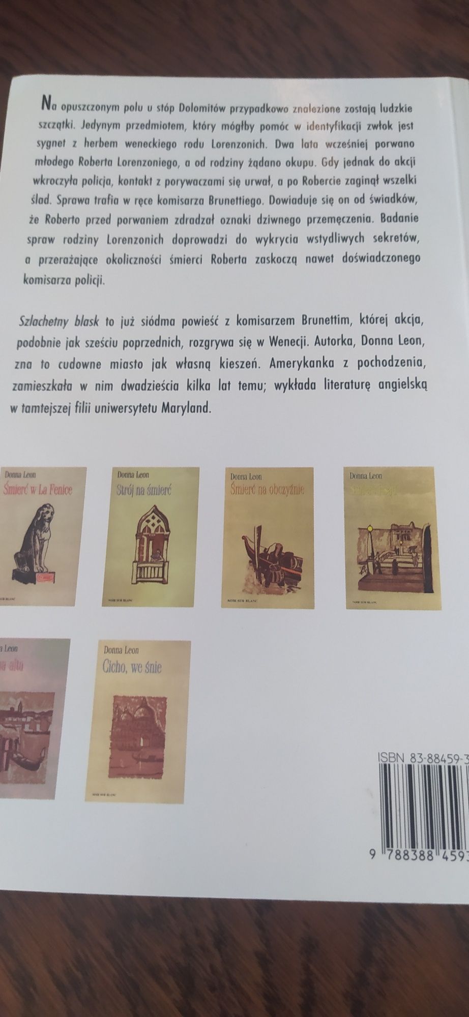 Donna Leon Szlachetny blask