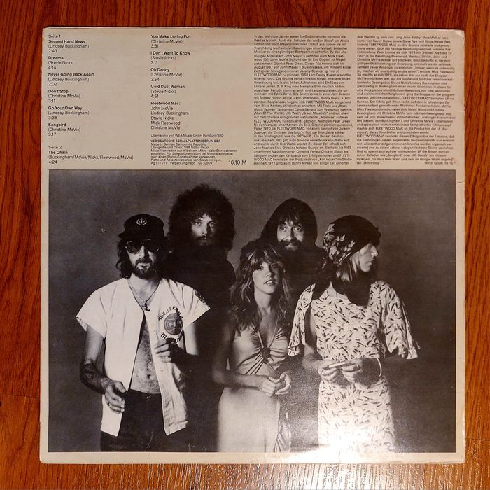 Вінілова платівка Fleetwood Mac Rumours