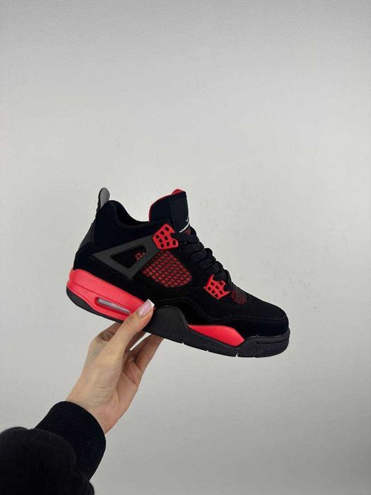Мужские кроссовки Nike Jordan Retro 4 Сrimson Red Thunder. 40-45