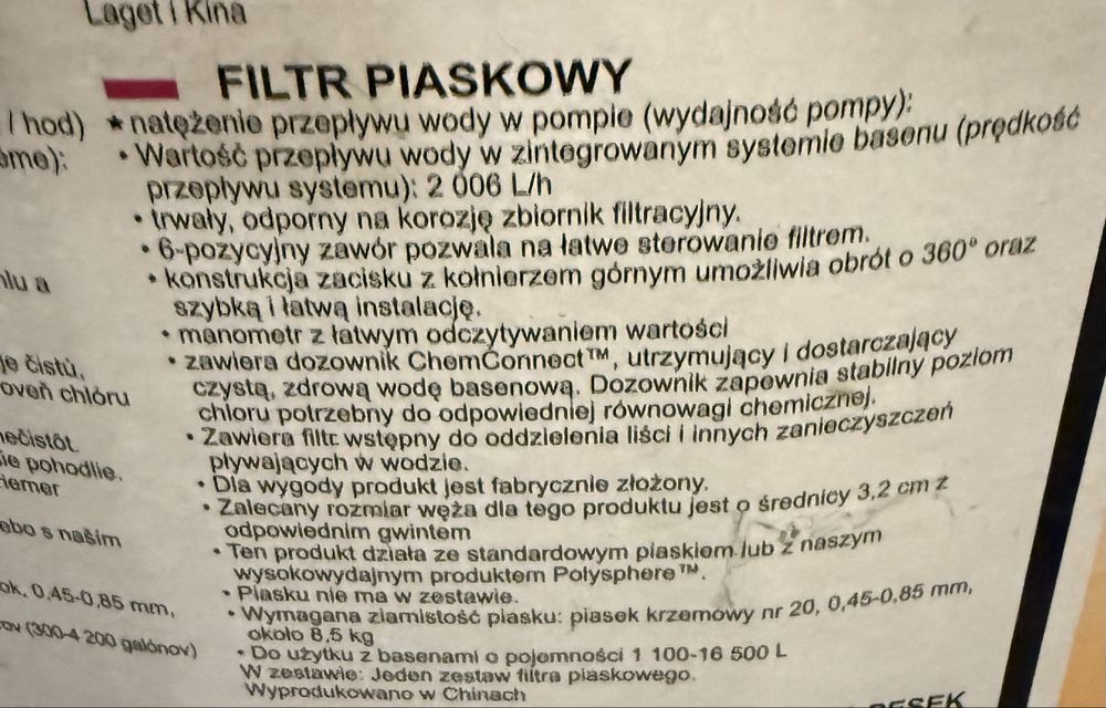 Pompa piaskowa do basenu Flowclear