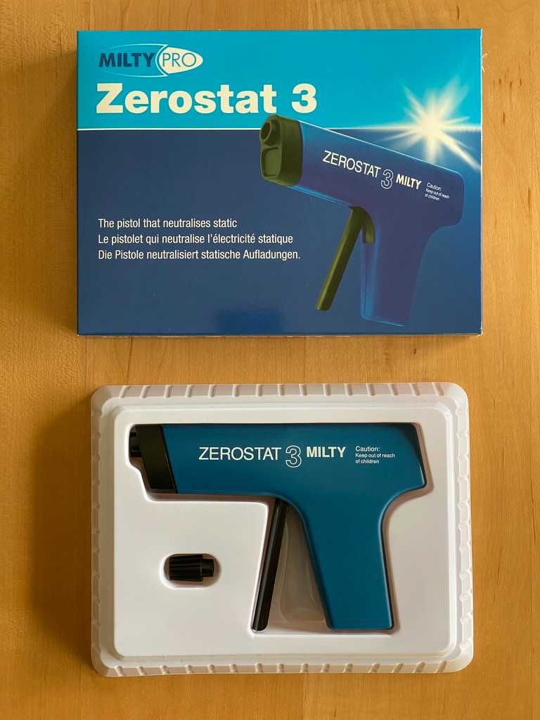 Milty ZEROSTAT 3 pistola anti-estática para discos de vinil