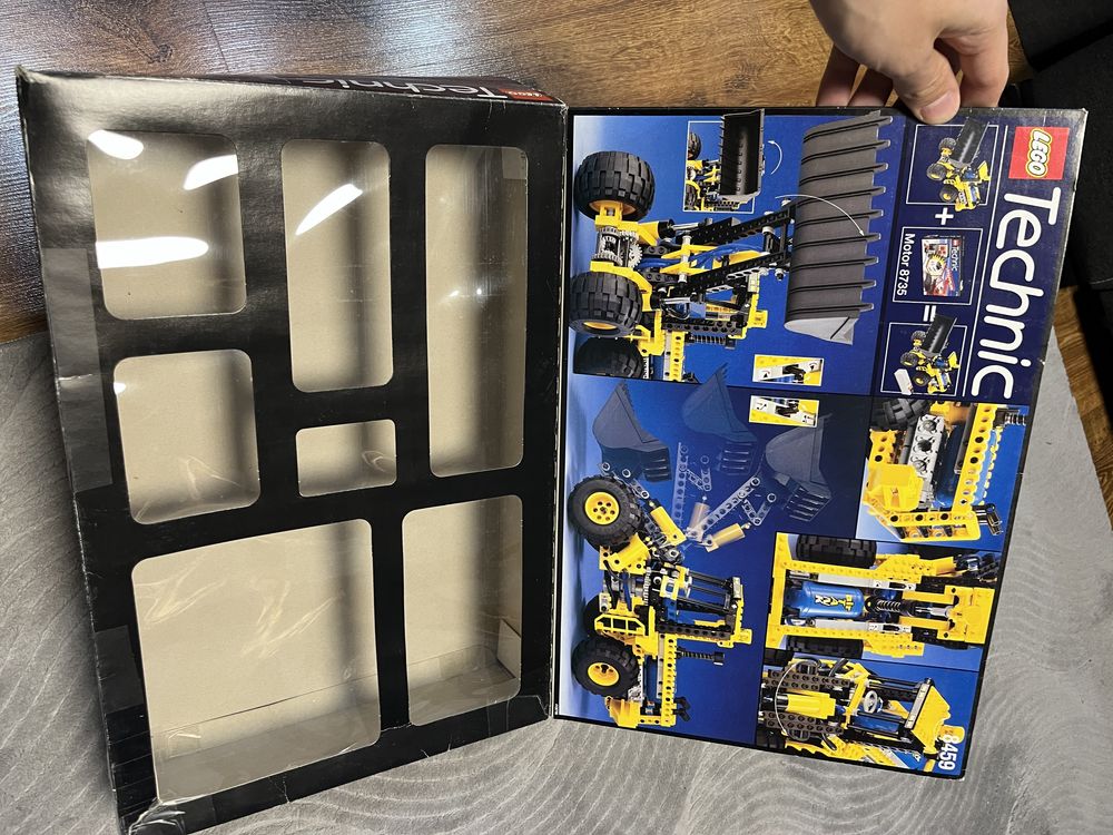 Lego Technic Ładowarka 8459  / 8439/ 8464 + pudełko + wytłoczką