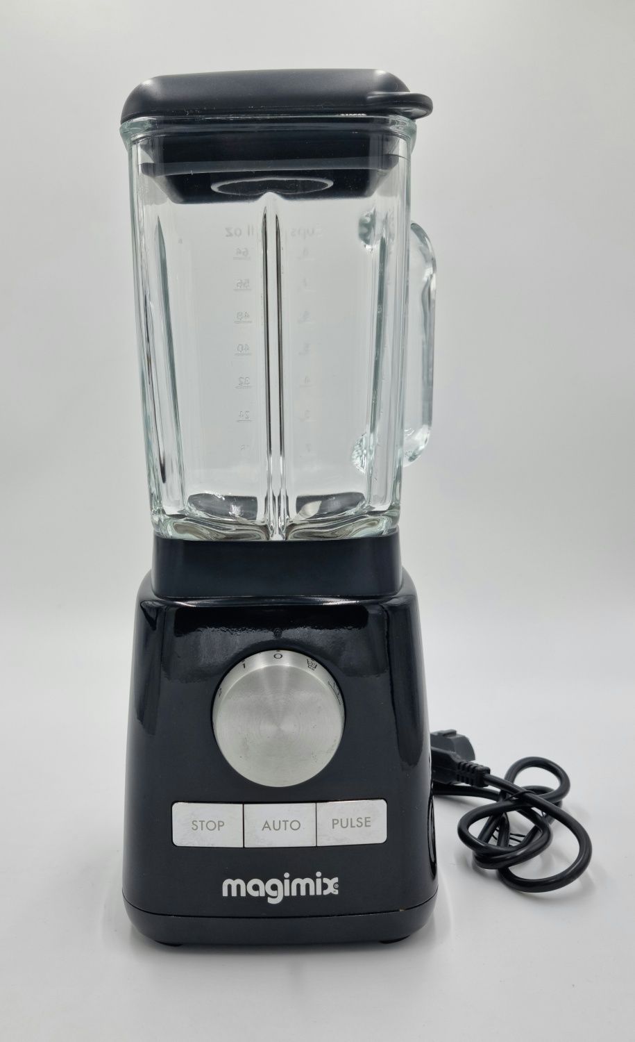 Blender Magimix kielichowy czarny 1300W mocny i cichy, zupy lody