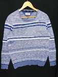 BY85 100% bawełna elegancki sweter męski Tommy Hilfiger paski L XL