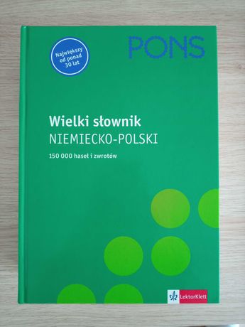 Wielki słownik niemiecko-polski PONS 150000 haseł i zwrotów