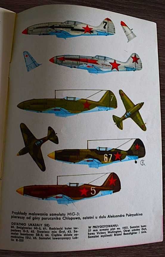 Samolot myśliwski - Mig- 3 , seria TBiU .