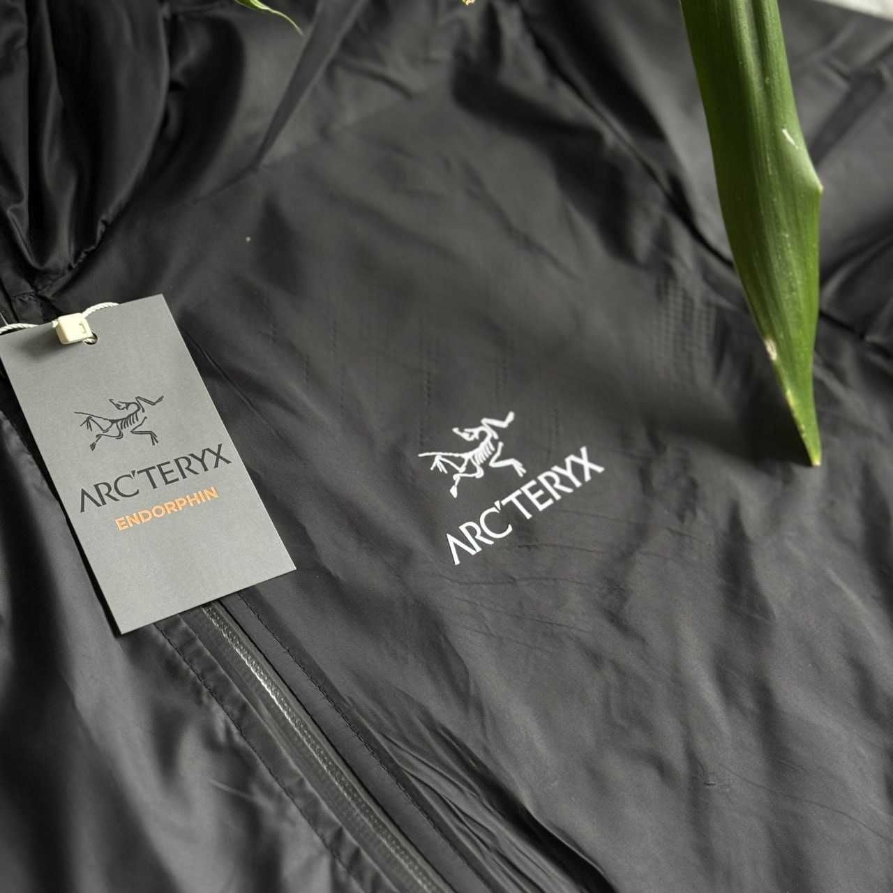 Ветровка мужская Arcteryx GoreTex — Черная куртка Артерикс ГорТекс