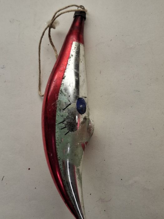 Bombki świąteczne księżyc 3 szt prl