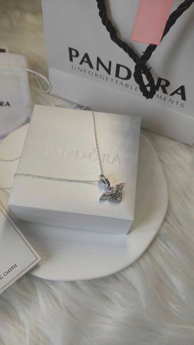 Підвіска Pandora серце  з крилами s925/Цепочка/Кольє пандора