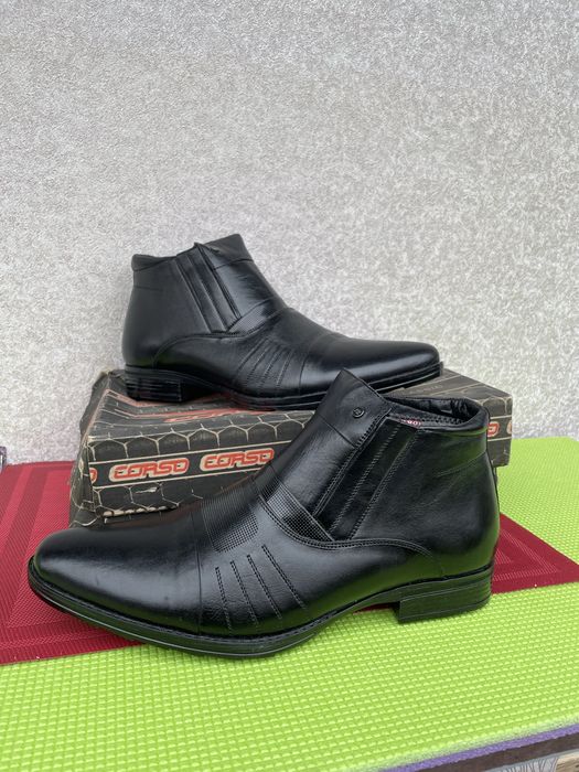 Чоловічі зимові черевики Кожані р44.45