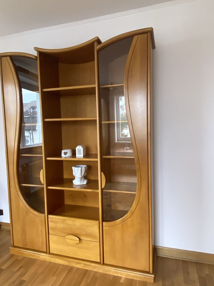 Regał/ biblioteczka Meble Swarzędzkie / Swarzędz drewno 90/210 cm