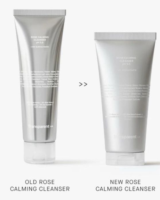 Transparent lab rose calming cleanser ph 5.5 150 ml