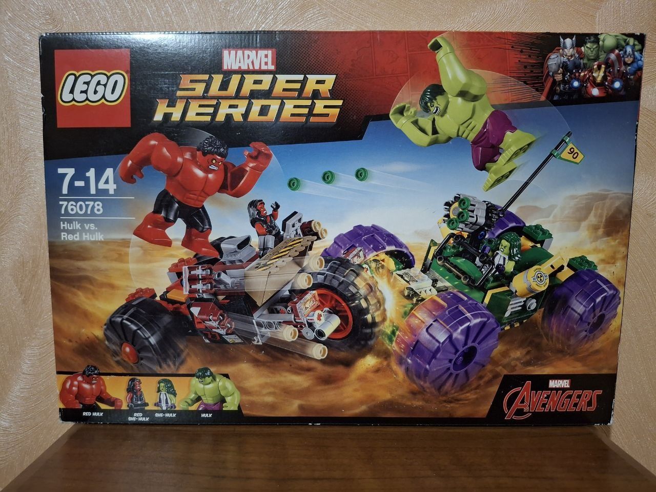 Набір Lego 76078 "Hulk vs Red Hulk"