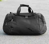 Мужская дорожная спортивная сумка PUMA BL черная на 36 литров