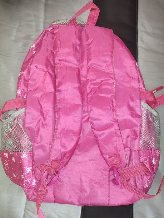 Mochila cor de rosa