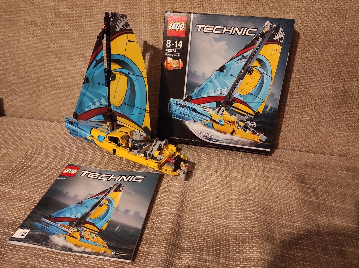 LEGO technic jacht wyścigowy