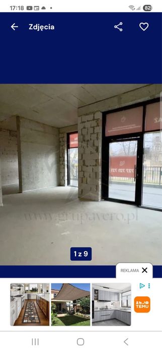Lokal usługowy w nowym budynku mieszkalnym