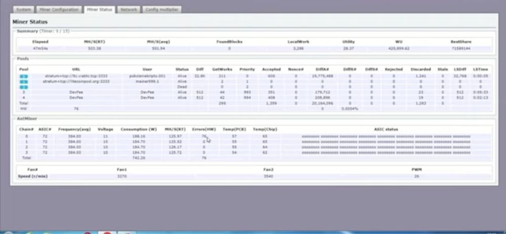 Bitmain Antminer L3 +