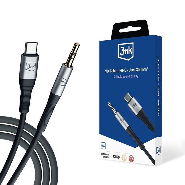 Accessories - 3Mk Aux Cable Usb-C - Jack 3,5 Mm